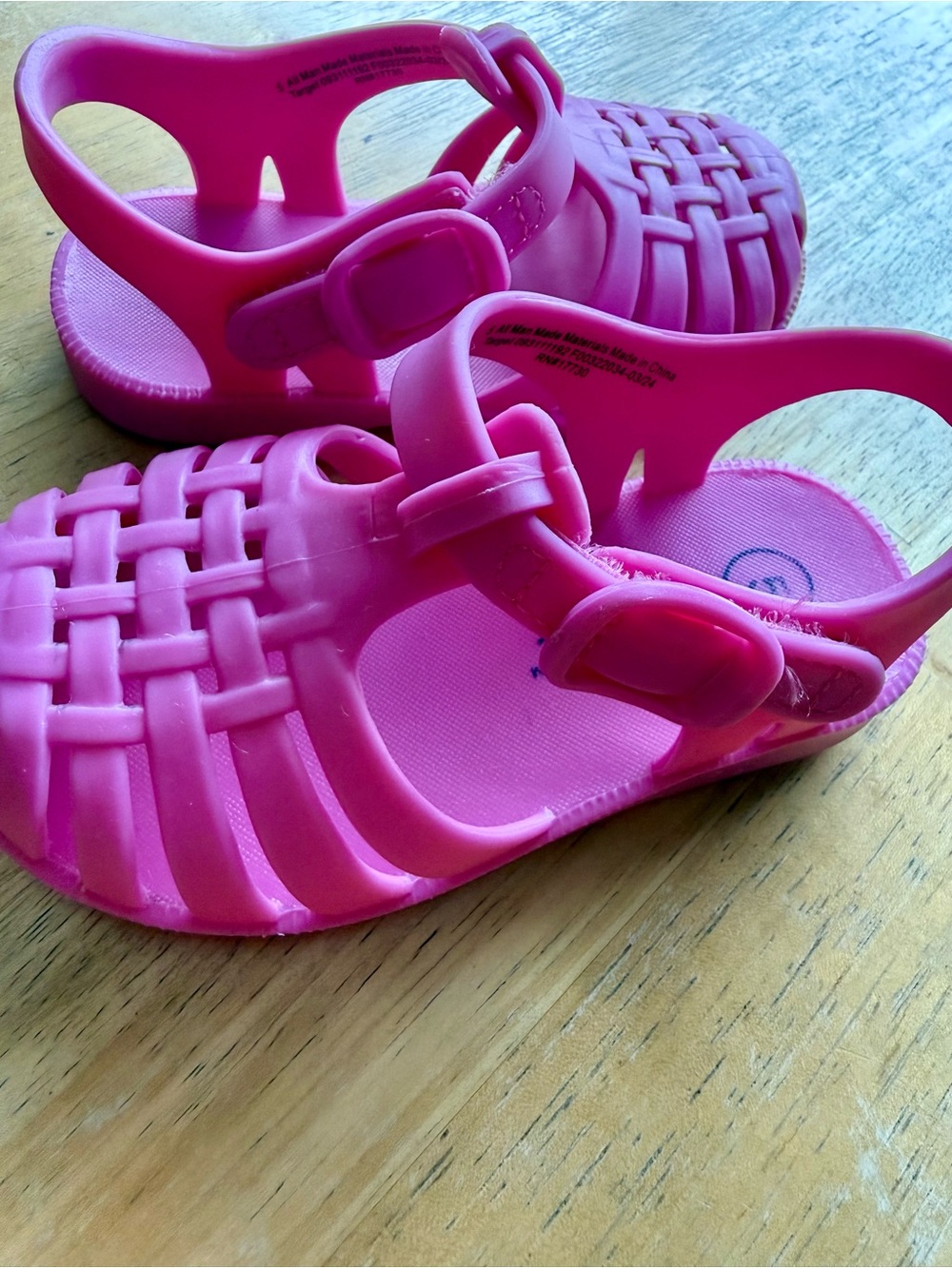 Cat & Jack Pink Jelly Sandals for Kids